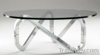 Round glass coffee table From China