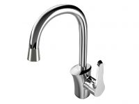 Single handle kitchen faucet