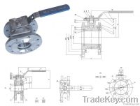 1PC flanged valve