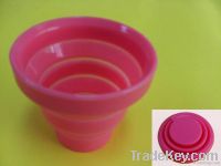 silicone eco-friendly folding cup