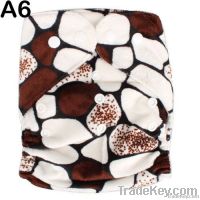 Printed baby cloth diaper, One Size Pocket Diaper, Cloth nappy for newbo