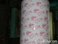 pre-painted galvanized steel sheet/coil of printing flowers