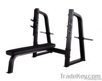 Precor Commercial Gym Fitness Equipment / Olympic Flat Bench