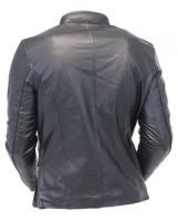 Fashion jacket/ black leather jacket/ motorcycle jacket men with zipper From Pakistan