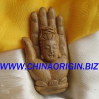 Hand-carved Boxwood Nesuke Buddha