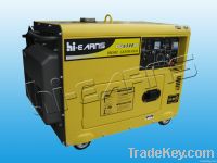 Silent diesel engine generator