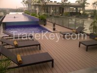 Low maintenance durable outdoor wood plastic composite/wpc decking