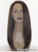 High quality best price silky straight 20inch indian hair wig