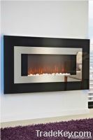 Wall mounted fireplace