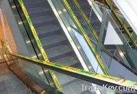 escalator handrail advertising film