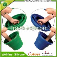 Collapsible Bucket High Quality Silicone Foldable