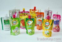 stand up plastic spout bag/spout pouch