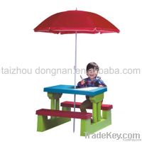 knock down picnic kids plastic table