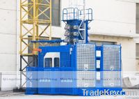 SC100/100 twin cage frequency conversion hoist  construction lifter