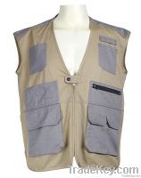 Multi-Pockets Work Vest, Workwear, fishing vest