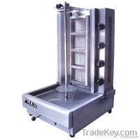 stainlss steel gas doner kebab machine