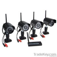 2.4GHz Wireless Digital Camera Security Kit with 24IR LED Night Vision From China