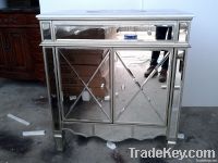 Mirrored sink vanity