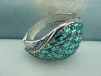 Fashion Alloy Bangle Crystal  Bangle