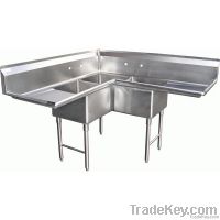 Commercial one compartment Sinks