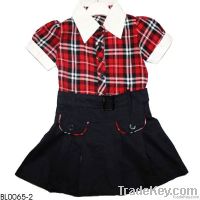 Burber flower girl dress girl dress wholesale