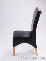 REAL LEATHER DINING CHAIR