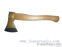 A613 axe with wooden handle