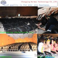 Chinese 3DOF pneumatic 4D motion cinema equipments