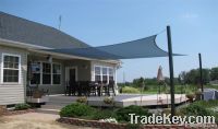 Square HDPE garden shade sail