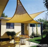 Triangle HDPE knited garden sunshade sail