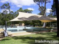 Triangle swimming pool sunshade sail