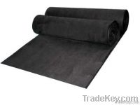 Rayon based carbon felt