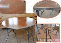 wood folding table