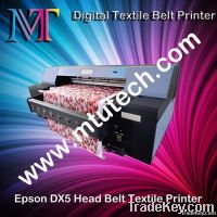 Belt Textile Printer with 2 pieces Epson DX5 print head 1440dpi