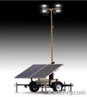 mobile solar light tower