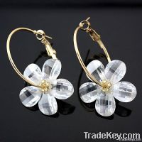 Pinwheel Hoop Earrings