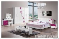 mirrored white high gloss MDF bedroom furniture / furniture bedroom /