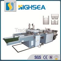 High Speed PE Plastic T-Shirt Bag Making Machine From China