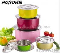 colored stainless steel mixing bowls