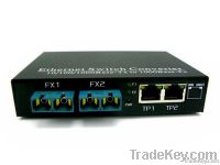 10/100/1000M 2-Port Fx + 2-Port Tx Fiber Media converter