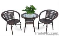 3 Pc Patio Wicker Set