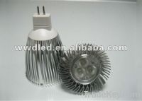 High brightness 9w dimmable led spot light with E26 E27 GU10 B22 MR16