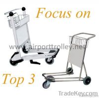 250kg load capacity airport hand trolley