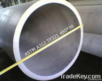 Large diameter stainless steel seamless pipes