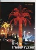Artificial LED coconut palm tree lighting