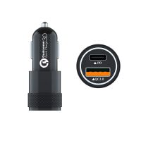 Type C car charger PD3.0 Car Charger 2 ports Quick charger 30W Car charger mobile phone charger From China