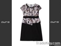 2012 Fashion Short Sleeve Dress