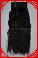 100% Indian human virgin hair weaving super wave