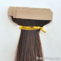 100% human remy hair tape weft