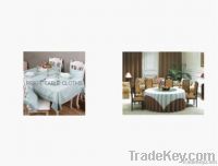 Pearl table cloth